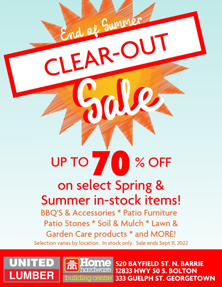 United Lumber Home Hardware Building Centre Promotions, Sales and Deals