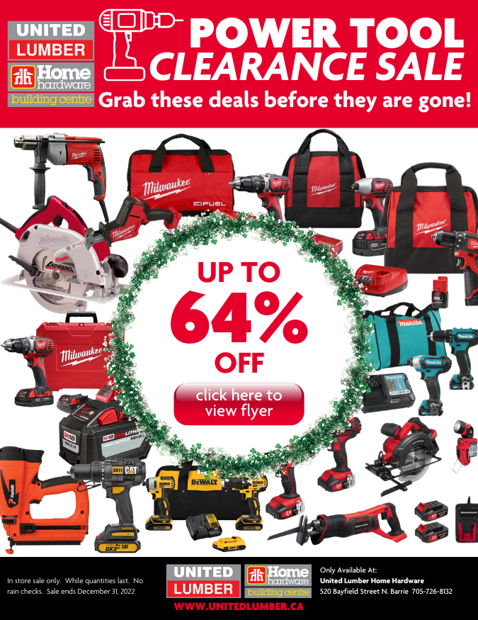 United Lumber Home Hardware Building Centre Promotions, Sales and Deals