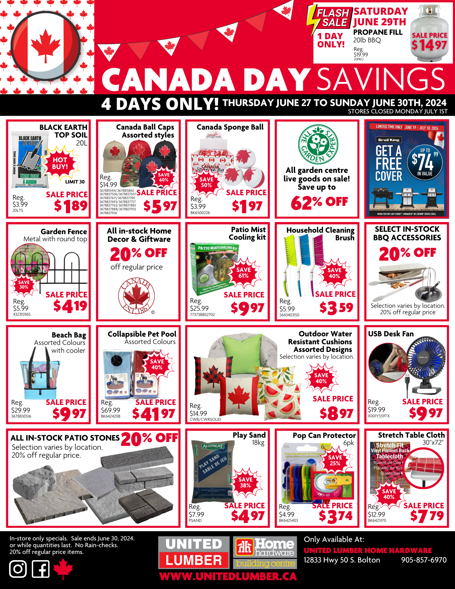 United Lumber Home Hardware Building Centre Promotions, Sales and Deals